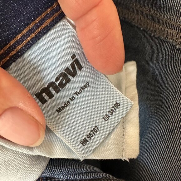 NEW Mavi Jeans‎ Molly Regular Rise Classic Boot Cut Dark Wash Boho Size 27 - Picture 11 of 12